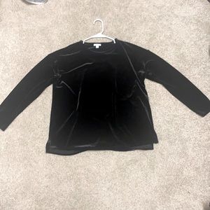 Velvet J. Jill black small top